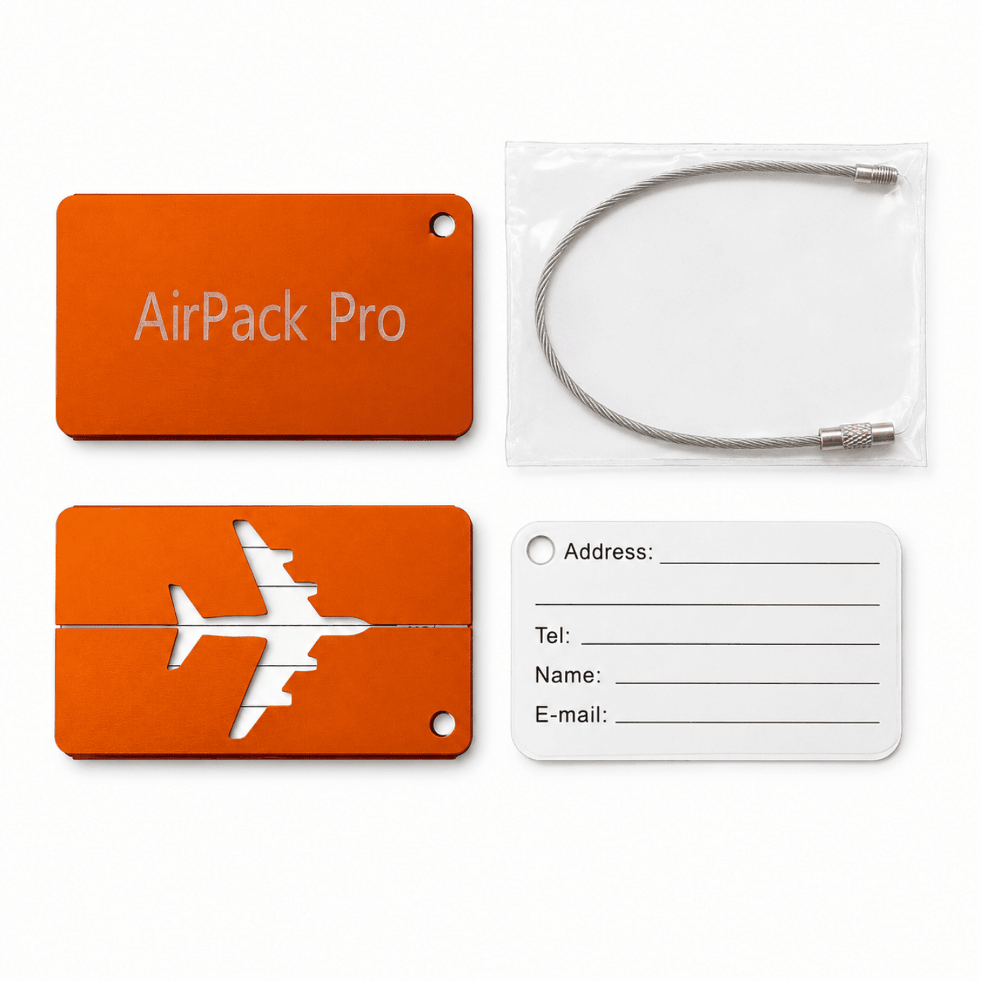 AirPack Pro® Bagagelabel voor Koffers en Reistassen vacuum compression bag for travel - AirPack Pro